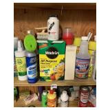 CLEANING PRODUCTS, PLANT FOOD, GARDEN SCISSORS
