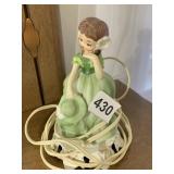 GIRL W/ SUNFLOWER IN HAIR LAMP