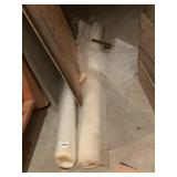 LONG ROLLS OF PLASTIC DRAPING