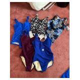 5 WOMENï¿½S SZ 12/14 ONE PIECE SWIMSUITS, ONE NEW