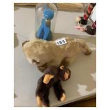 VINTAGE SIAMESE PLUSH, MAX FACTOR PERFUME CAT BOX