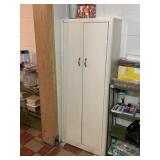 METAL 2 DOOR FREESTANDING PANTRY CABINET, 4