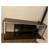 66X15.5X28 ENTERTAINMENT STAND, MISSING PIECE OF