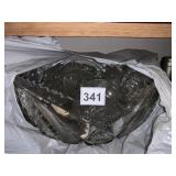 PRESSED GLASS PUNCH BOWL SET