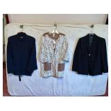 NWT CHICOS SZ 2 TUNIC LENGTH OPEN FRONT CARDIGAN,