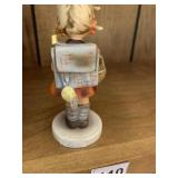 HUMMEL GIRL WITH BASKET, SIGNED DATED