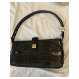 COLE HAHN BLACK LEATHER PURSE