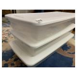 THREE UNDER THE BED STORAGE CONTAINERS
