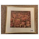 FRAMED REPRODUCTION OF VINCENTE MANASALA