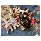 VINTAGE STUFFED ANIMALS, JOINTED BEAR, MATTEL