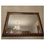 48X34 COPPER TONE FRAME WALL MIRROR