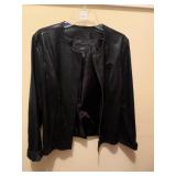 ALFANI L LEATHER JACKET