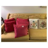 THROW PILLOWS, 7 TOTAL