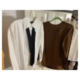 NEW ELLEN TRACEY GOLD BLOUSE AND OTHER