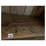 COPPER TONE NECKLACES AND NECKLACE / BRACELET SET