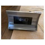 BULOVA ALARM CLOCK WITH FLIPPING NUMBERS, MADE IN