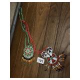 NATIVE AMERICAN BEADED NECKLACES