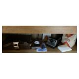 POLAROID LAND CAMERA SX-70 WITH LEATHER CASE,