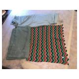 ZIG ZAG AFGHAN, FLEECE BLANKET AND OTHER BLANKET