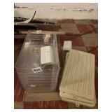 7 ACRYLIC SHOE BOXES WITH LIDS