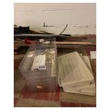 6 ACRYLIC SHOE BOXES WITH LIDS