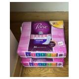 2 SEALED PACKS OF POISE PADS LEVEL 6