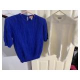 SHINE WHITE SOFT SWEATER, LEVANTE KNITS 70%