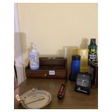 THERMOMETER, BAROMETER, DRESSER TRAY, WASP SPRAY