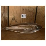 KOSTA SWEDEN GLASS PAPERWEIGHT