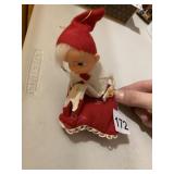 MADE IN JAPAN KNEE HUGGER ELF ON PILLOW, MISSING