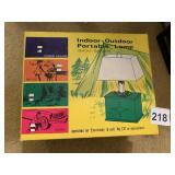 INDOOR OUTDOOR PORTABLE LAMP, BATTERY OP, OB