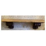 ENTRANCE PIER TABLE WITH THREE TONE STONE TOP