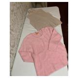 CASHMERE L TURTLENECK AND SZ. 14 HEARTS OF PALM