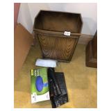 WASTEPAPER BASKET, NITRILE GLOVES