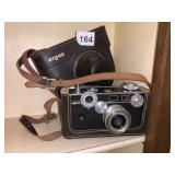 ARGUS 35MM CAMERA, MADE IN THE USA, LEATHER CASE