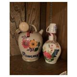 2 SEALED DECORATIVE LIQUOR BOTTLES