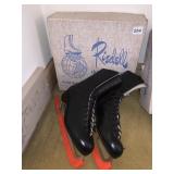 RIEDELL SZ 10.5 MENï¿½S LEATHER ICE SKATES WITH OB