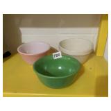 PINK PYREX SMALLEST MIXING BOWL, POTTERY SMALL