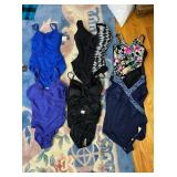 SZ 12/14 ONE PIECE SWIMSUITS, MOSTLY MIRACLE SUIT