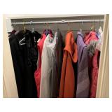 CLOSET OF CLOTHES, FULL LENGTH SZ M PERRY ELLIS