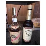 SEALED SEAGRAMï¿½S VO CANADIAN WHISKEY, OPEN OLD