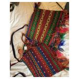 HAND STITCHED VIBRANT COLORED PURSES