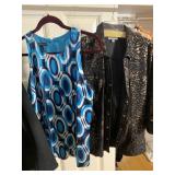 FAUX FUR BLACK W/ HOOD JACKET ETC.