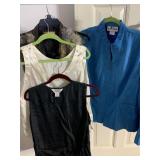 ELLEN TRACEY VEST AND TOPS,