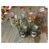 MCDONALDS STEELERS GLASSES, CHARLIE BROWN, COCA