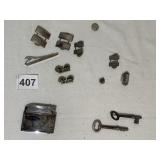 THREE RED LADIES HATS