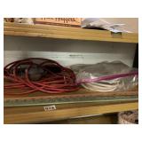 YARD STICKS, SHOP LIGHT, EXTENSION CORDS