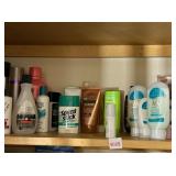 HUGE TOILETRY LOT, INCLUDING SHAMPOO/CONDITIONER,