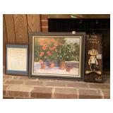 EDNA VIERRA 3D WOOD BEST DOCTOR PLAQUE, FRAMED