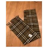BURBERRYS OF LONDON CASHMERE PLAID SCARF